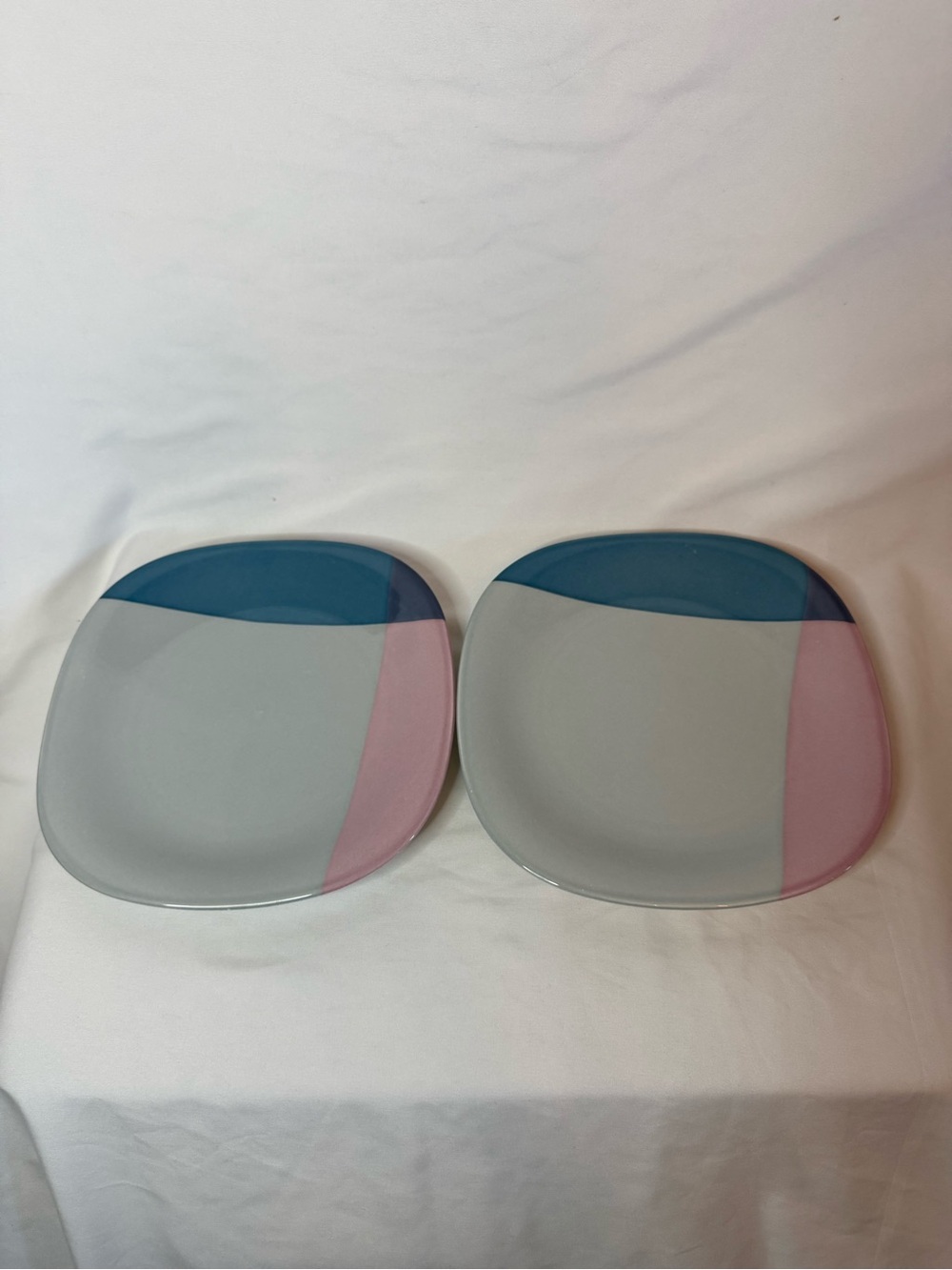 Set of 2 Tempo Eighty Mikasa 8 1/4" Salad Plates CE 906 Video Made in Japan